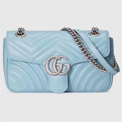 sac gucci marmont bleu|sac marmont gucci.